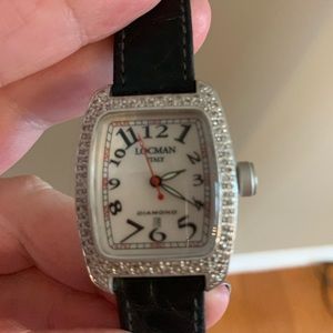 Locman black strap watch